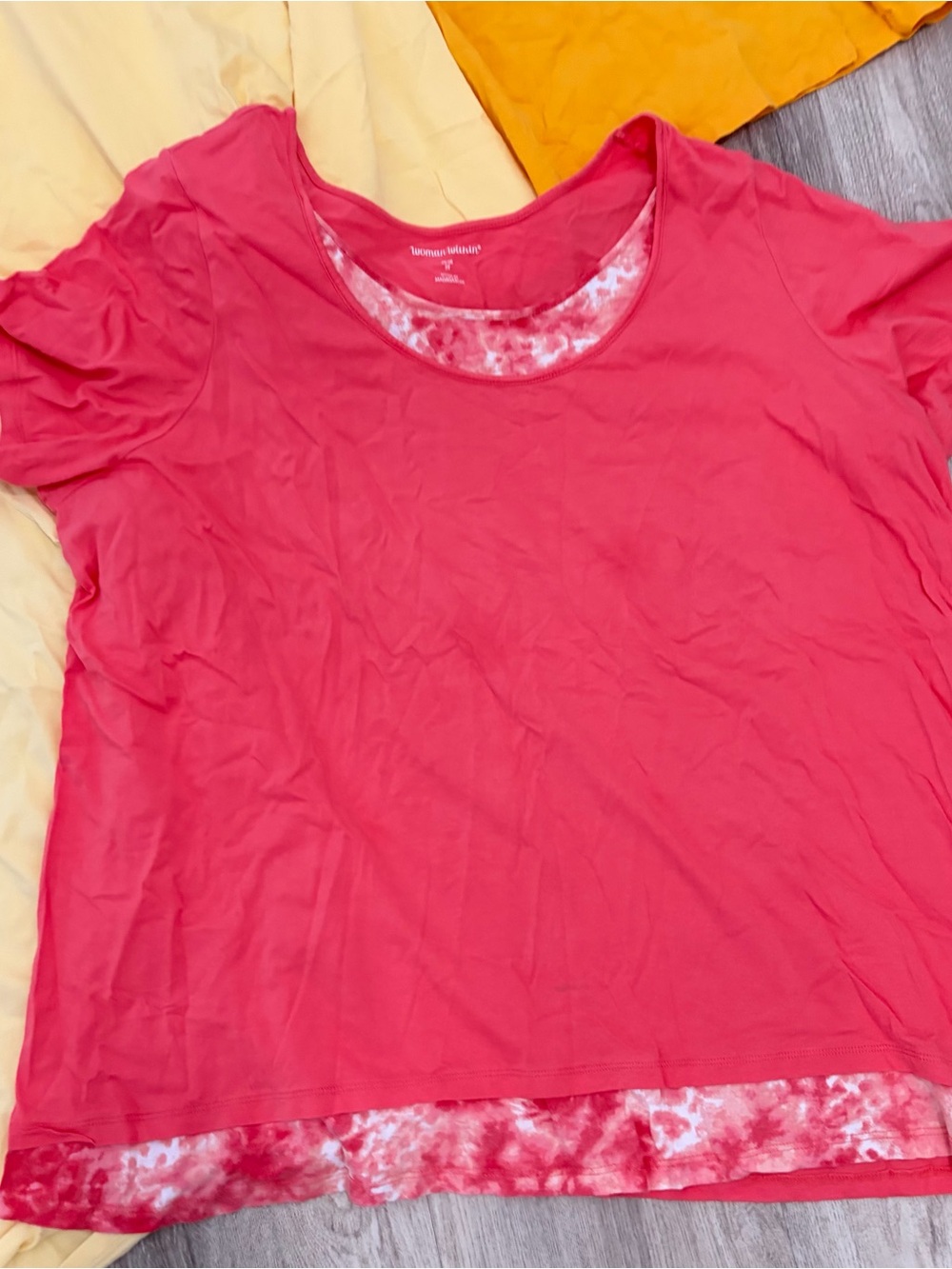 Lot Of 9 Women Within Plus Size Tshirts Shirts Tops Womens 2X Floral Basic Tanks - Picture 8 of 16